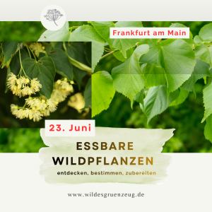 iEWW5 23. Juni 2026 - Wilder Workshop | Essbare Wildpflanzen Frankfurt