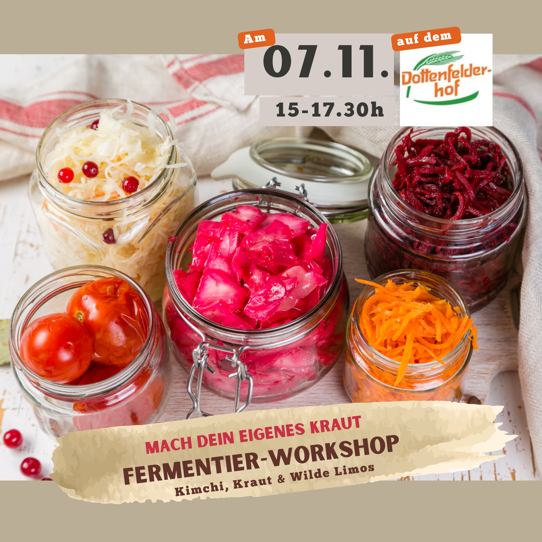aWW 07. November 2026 - Wilder Workshop | FERMENTIERE mit allen SINNEN - ausgebucht